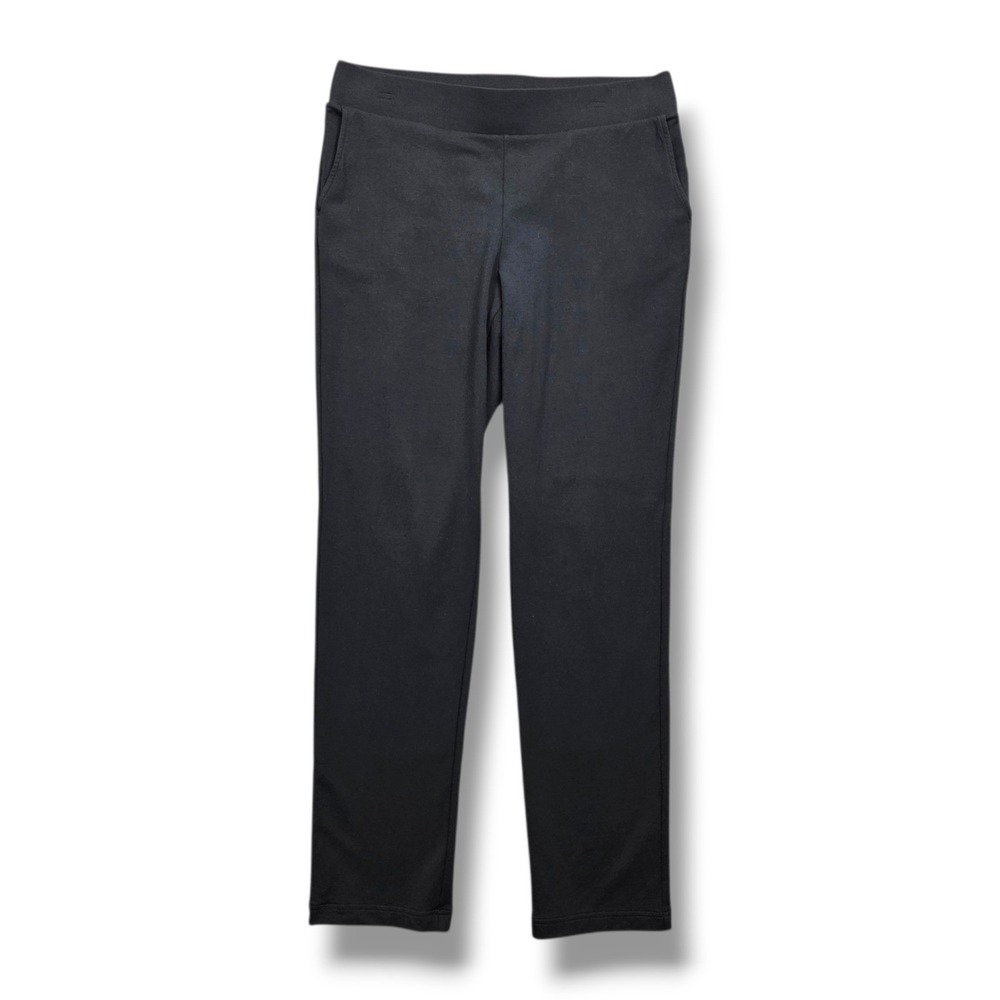 Pure Jill Affinity French Terry Slim Leg Pants Womens Large Pockets High Rise